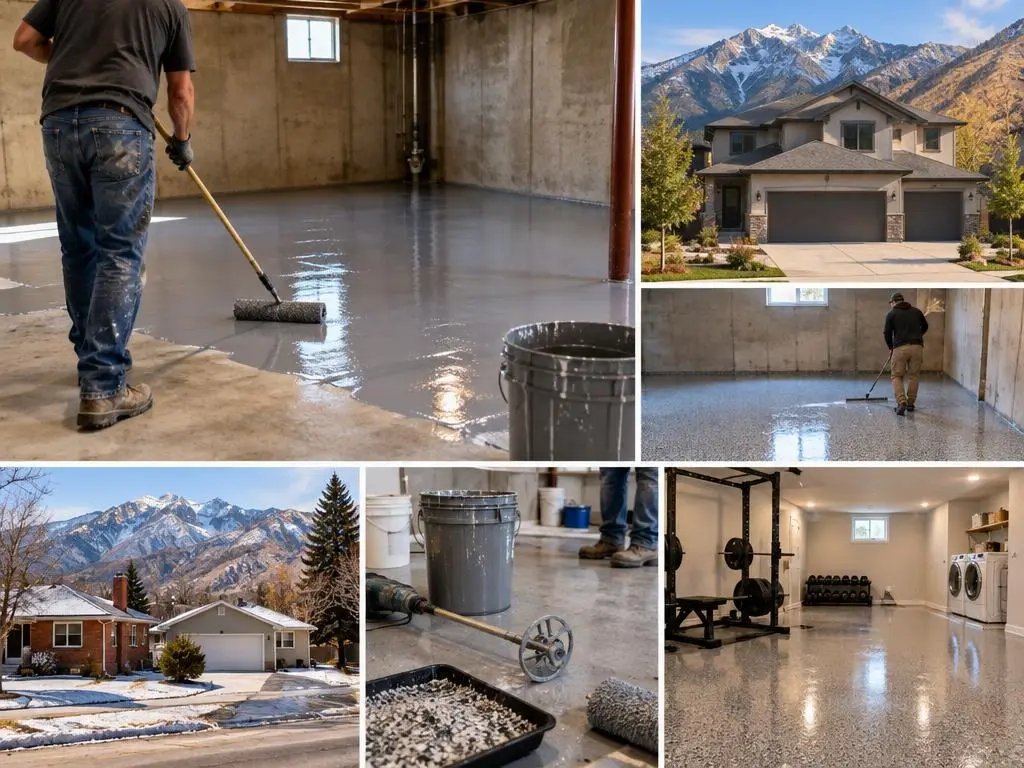 Basement Floor Epoxy in Ogden, UT
