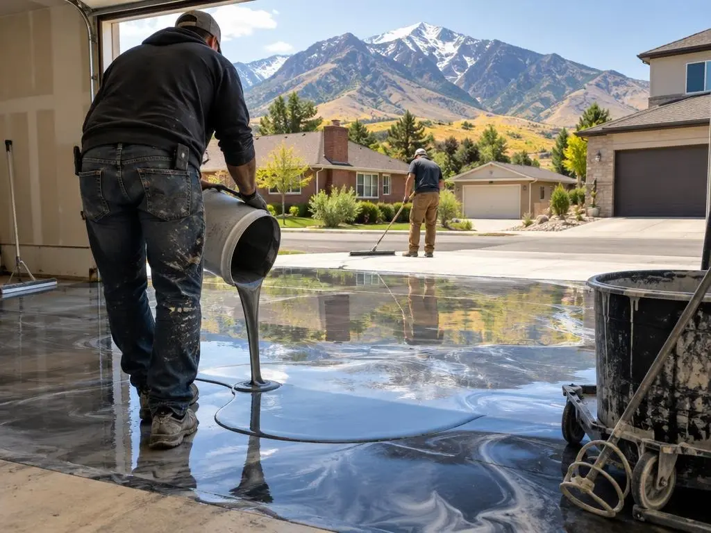 Metallic Epoxy Floors in Ogden, UT
